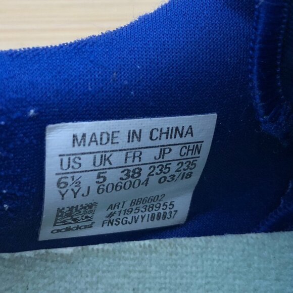 Adidas Solar Boost Running Sneakers in Blue Real Lilac  and Mint women’s size 7 - Picture 7 of 16